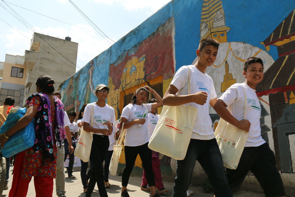 Solidarity walk for hope: One year of Nepal Earthquake