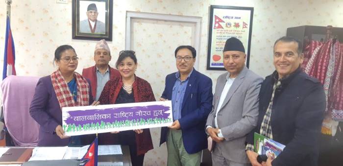 CWIN-Nepal team meets with the Honorable Minister for Women, Children and Senior Citizens