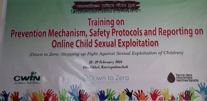 Training on Prevention Mechanism, Safety Protocols, and Reporting on Online Child Sexual Exploitation