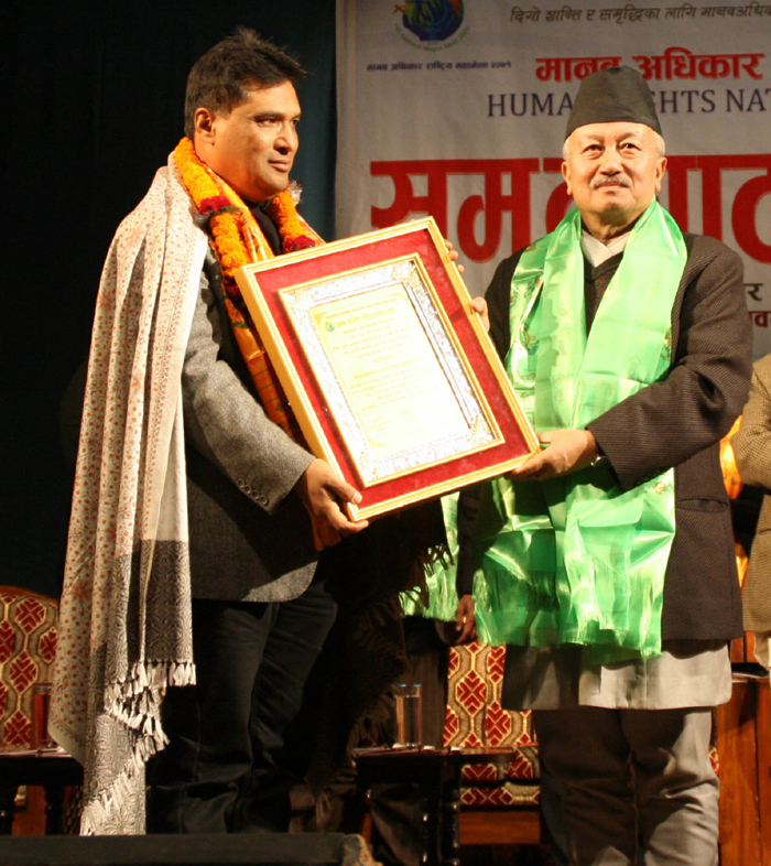 Gauri Pradhan honoured with National Human Rights Award