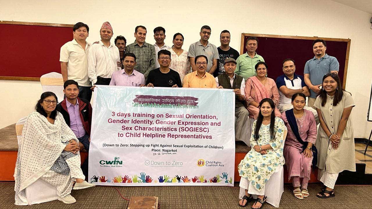 Three-Day Training for Child Helpline 1098 on Child Protection with a Focus on SOGIESC