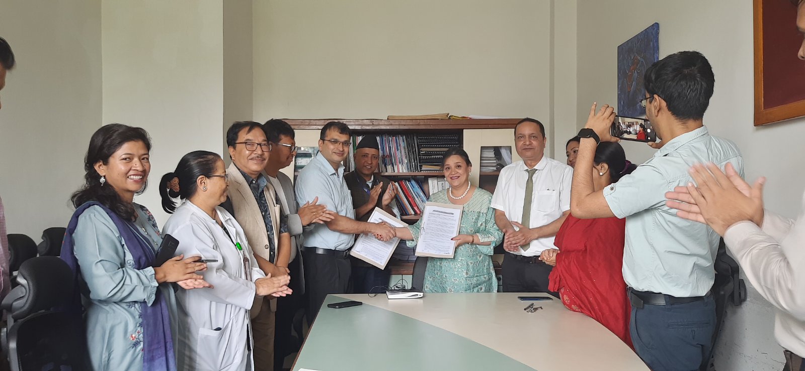 MOU signed between CWIN Nepal and Shahid Gangalal National Heart Center to provide necessary psychosocial counseling support to the child patients
